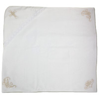 Крижма махрова з капюшоном Версаль Україна