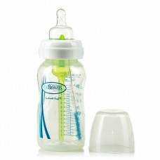 Бутылочка для кормления стеклянная с широким горлышком 270 мл 9100 Natural Flow®, Dr. Brown's