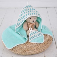 Полотенце для купания малыша Пингвины Украина