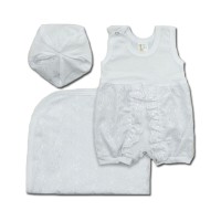 Комплект для хлопчика Крихітка білий, Бетіс