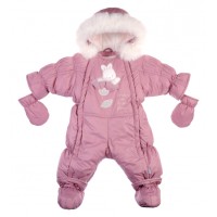 Комбінезон-трансформер на овчині  Ластенок  101010-36/32 темно-рожевий, Garden Baby
