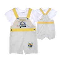 Комплект Гонки белый с серым 20089-40, Garden Baby Комплект Гонки белый с серым 20089-40, Garden Baby