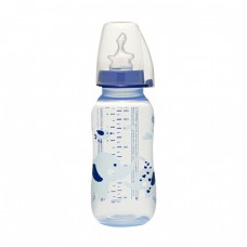 Пляшка PP 250мл. антіколікова BOY з силіконовою соскою розмір M 35036, NIP