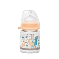 Бутылочка стеклянная с широким горлышком GIRL 120мл. система Actiflex 35066, NIP
