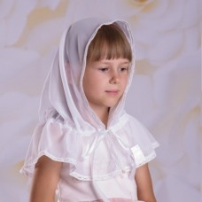 Церковна хустка-палантин Натюрель білий для дітей, Бетіс