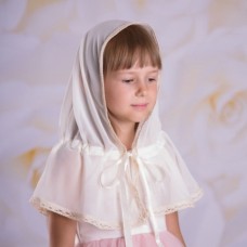 Церковна хустка-палантин Натюрель молочний для дітей, Бетіс