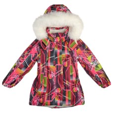 Куртка зимняя для девочки 105545-63/33 малиновая, Garden Baby