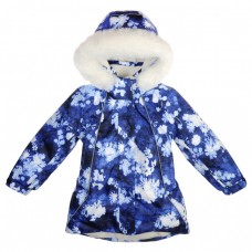 Куртка зимова для дівчинки 105545-63/33 синя з білим, Garden Baby