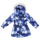 Куртка зимняя для девочки 105545-63/33 синяя с белым, Garden Baby