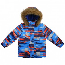 Куртка зимова для хлопчика 105550-63/33 блакитна з синім, Garden Baby