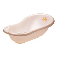 Ванночка Ведмедик з пробкою і килимком кремова 100см, Maltex Baby