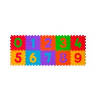 Пазли м'які на підлогу Цифри 10шт. 274, Baby Ono