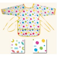 Мягкий пластиковый нагрудник c рукавами 2/702 Canpol Babies