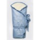 Конверт-одеяло на меху Сказка голубой