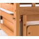 Дитяче ліжко Valeri на шарнірах з шухлядою і відкидною боковиной (бук), Україна