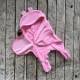 Універсальний спальник-комбінезон 6-12 місяців, конверт-кокон рожевого кольору, Україна