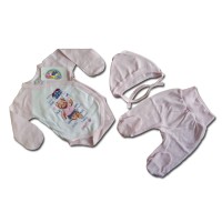 Детский комплект Little Bear розовый, Garden Baby