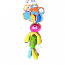 Іграшка-підвіска зі дзвіночком  Кролик  904HA Biba Toys