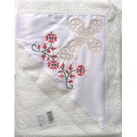 Крижма махрова з капюшоном Іола Україна
