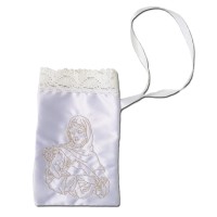 Атласний мішечок для волосся  Діва Марія 