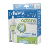 Пляшка для годування стандартна Natural Flow® 120 мл 3шт. Dr. Brown's