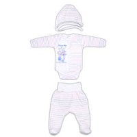 Комплект Funny day футер 50016-07 рожевий, Garden Baby