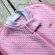Тепла євро пелюшка кокон на блискавці Капітоне рожева, 0-3 міс