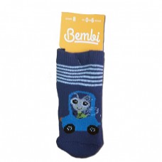Шкарпетки махрові Бджілка сині, Бембі