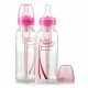 Пляшка для годування зі стандартним горлишком Natural Flow® 250 мл 2шт рожеві Dr. Brown's