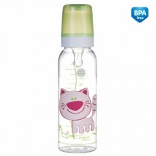 Пляшка 250 мл (BPA FREE) з малюнком Веселі звірята 11/841 Canpol Babies