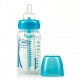 Пляшка для годування широка Natural Flow® 270 мл 91405 блакитна Dr. Brown's