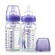 Пляшка для годування широка Natural Flow® 270 мл 2шт фіолетові Dr. Brown's