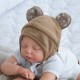 Шапочка для новорожденного Коричневый Мишка Украина