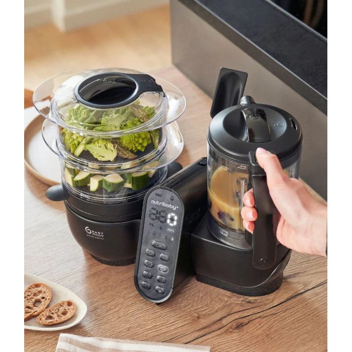 Блендер-пароварка Nutribaby+XL black Babymoov