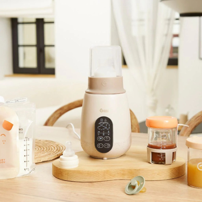 Підігрівач пляшечок та стерилізатор Babymoov NutriSmart+ Mineral Beige (A002034)
