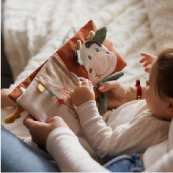 М’яка сенсорна книжечка Babyono Cow Bingo 0+