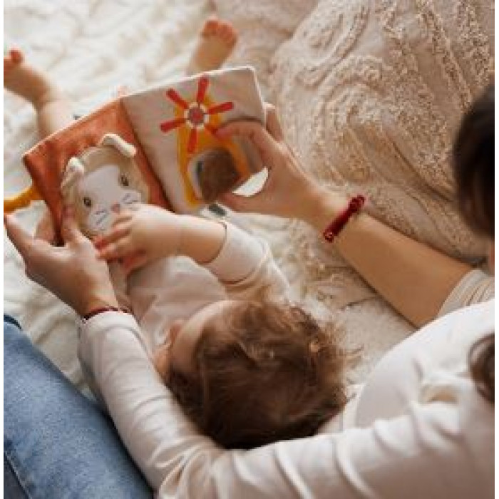 М’яка сенсорна книжечка Babyono Cow Bingo 0+