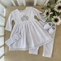 Велюровый костюм Квитонька белый