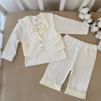 Костюм Міні Бос з довгим рукавом молочний, Бетіс