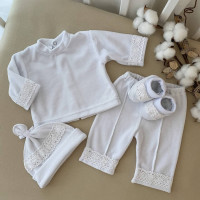 Комплект Betis Натхнення-2 27687318 велюр білий