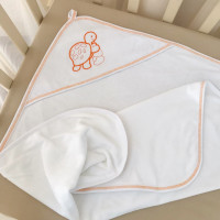 Рушник для купання Черепашка помаранчевий