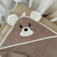 Рушник для купання Лапуся кавовий