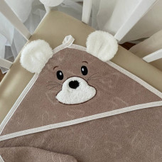 Полотенце для купания Лапуся кофейный