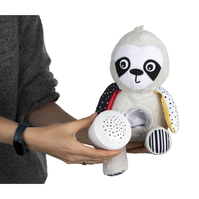 Плюшевая музыкальная игрушка с проектором BabiesBoo «Ленивец»