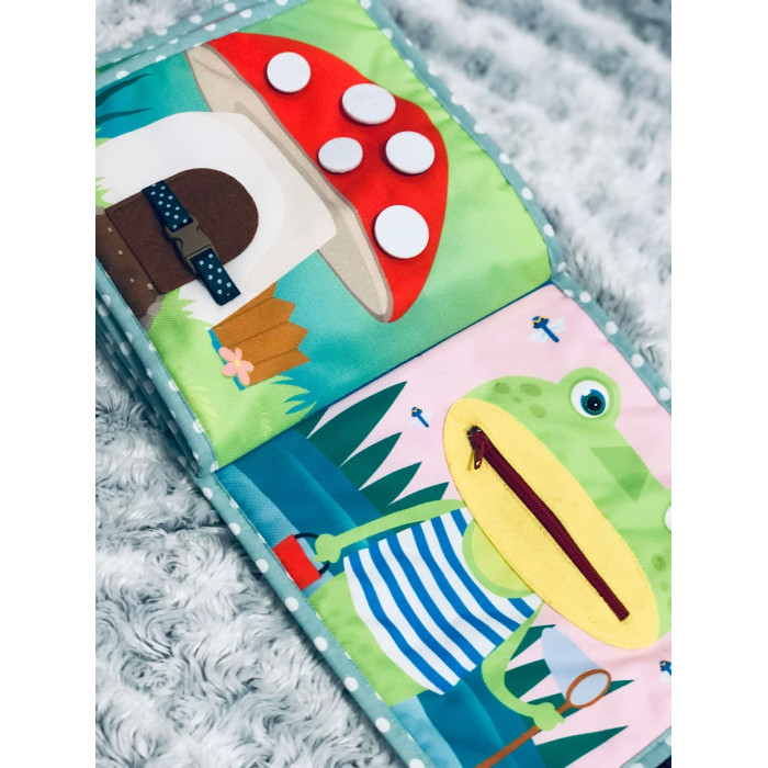 Текстильна (фетрова) книжечка для немовлят Кошеня