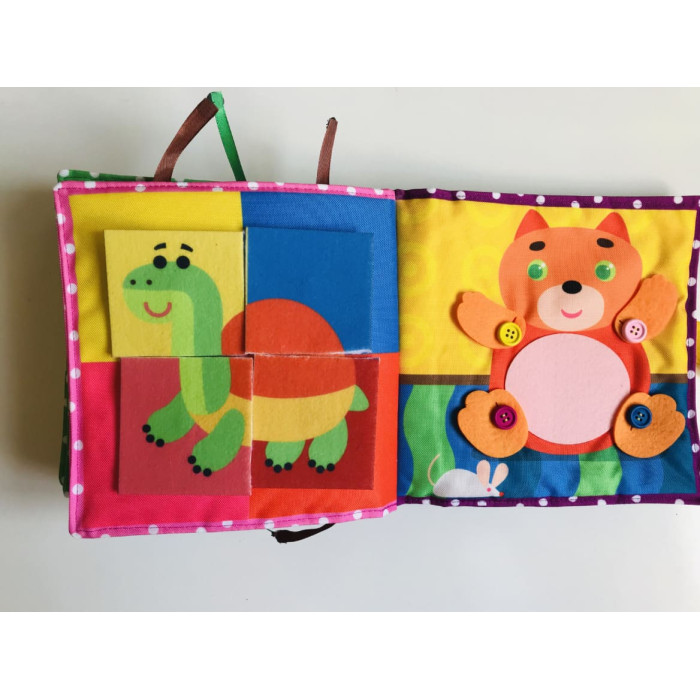 Текстильна (фетрова) книжечка для немовлят Цуценя