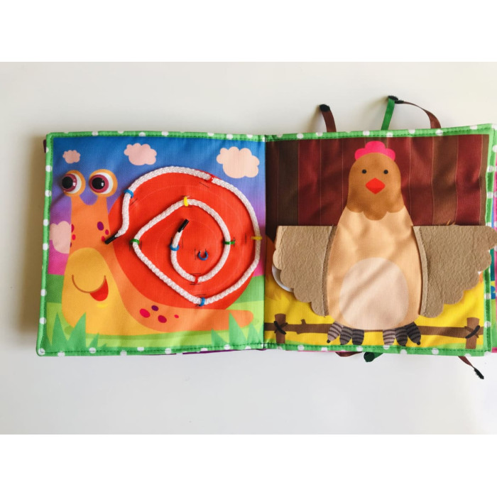 Текстильна (фетрова) книжечка для немовлят Цуценя