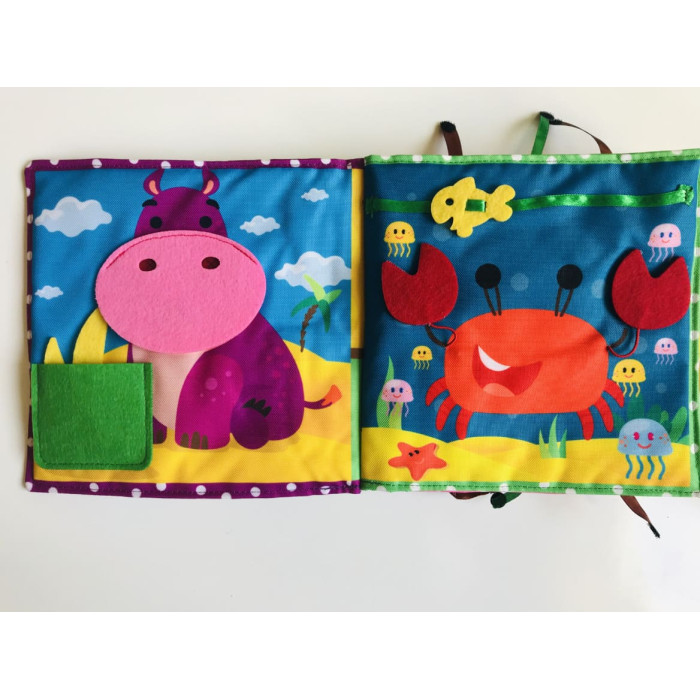Текстильна (фетрова) книжечка для немовлят Цуценя