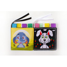 Мягкая книжечка-бортик Зайчик Хру