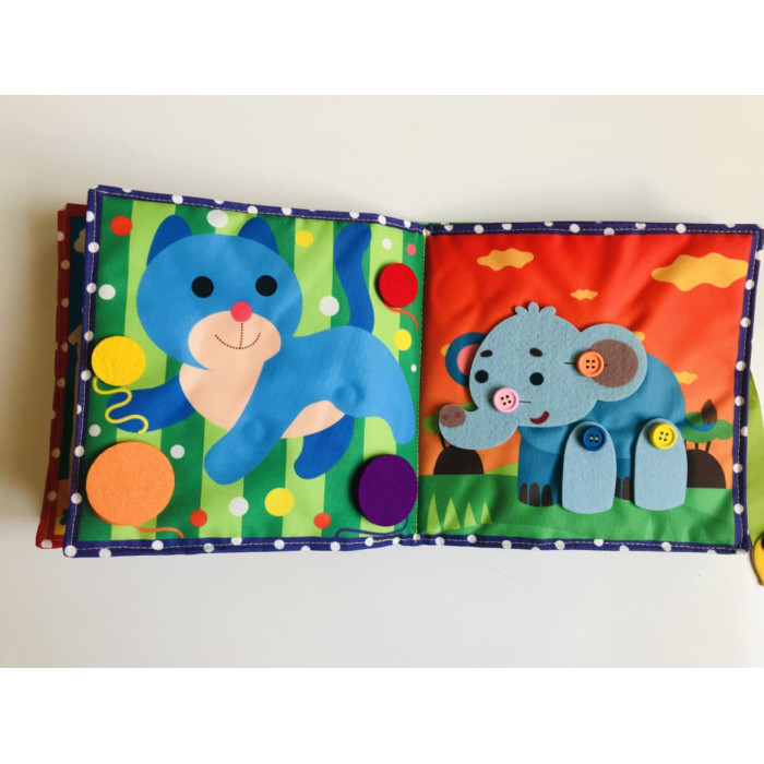 Текстильна (фетрова) книжечка для немовлят Поні